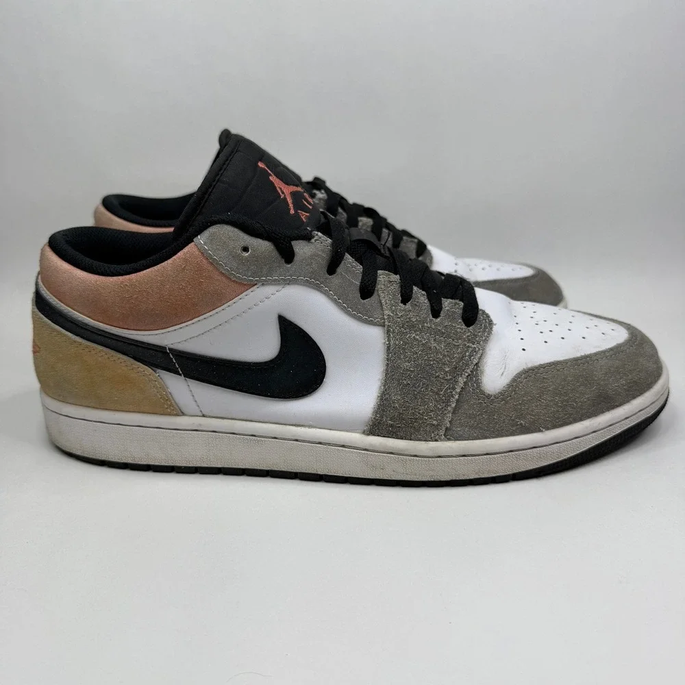 Nike Air Jordan 1 Low SE Flight Club Mens 13 White Grey Peach DX4334-008